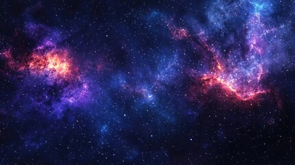 Starry texture of outer space background
