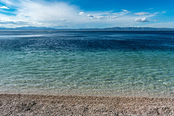 Makarska Riviera seafront on September, Croatia