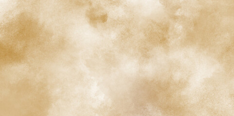 brown watercolor grunge background hand-drawn with cloudy strokes of brushes, abstract fringe and bleed paint drips and drops brown watercolor background texture, paper texture of old grunge.