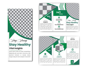 Empirical medical brochure design template