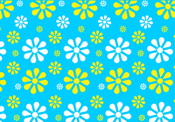 flower pattern t shirt design vector illustration 