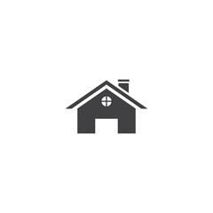 Home icon vector illustration template