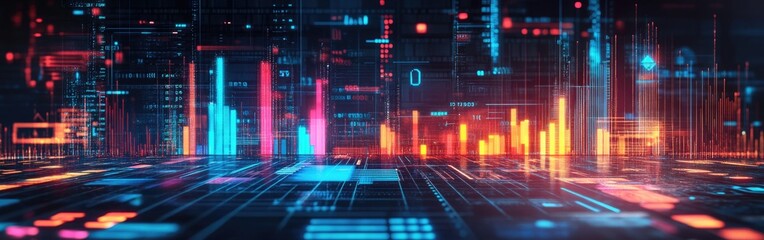 A visual representation of data analysis tools used for business strategy and finance