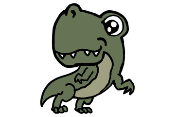 Cute Tyrannosaurus rex - T Rex dinosaur