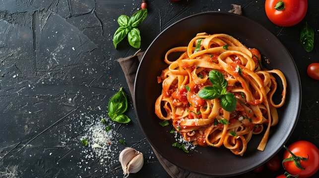 Fettuccine al Pomodoro, Pasta, Pasta Recipe, Italian Dish, Italian Recipe, Italian Cuisine