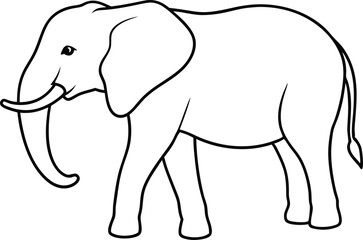 Hand Drawn Elephant Joy Explore the Wild with Vector Art
