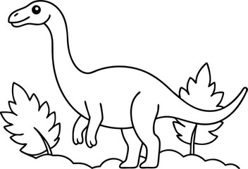 Prehistoric Pals Explore the World of Dinosaurs in Vector Art
