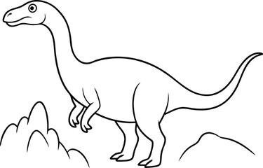 Dino Adventure Color Your Way Through the Jurassic with Vectors
