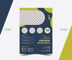 
This is a Real estate  flyer with unique, and modern, simple design

