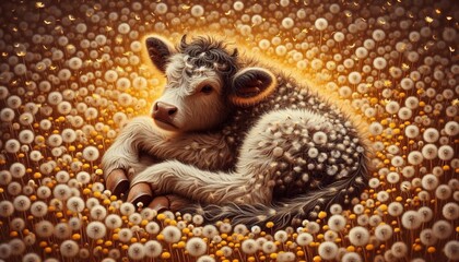 Obraz premium kleines Kalb