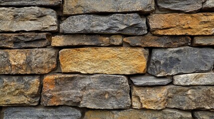 Fototapeta premium Vintage Stone Wall Texture with Grunge Detail for Background Design