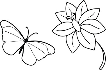 Colorful Butterflies and Blooms Vector Art for Creative Minds
