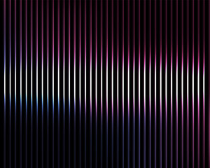 The ribbed texture of the glass with an overlay of light highlights. Metal effect. Vector illustration..