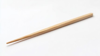 Toothpick: Wooden Stick Object on Isolated White Background