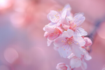 Obraz premium A close up of a pink flower with a pink background