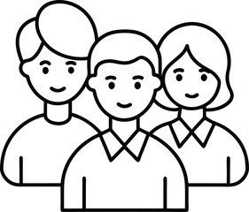 Colorful Connections Vector Art Celebrating the Power of Three
