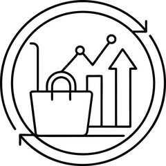 Vector Sales Growth Explore the Journey to Business Success
