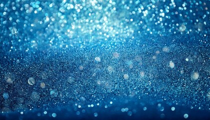 Fototapeta premium 青色のラメ・グリッターの背景画像（Blue glitter background image.）