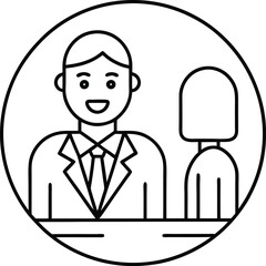 Vector Interview Icons Explore Professional Conversations
