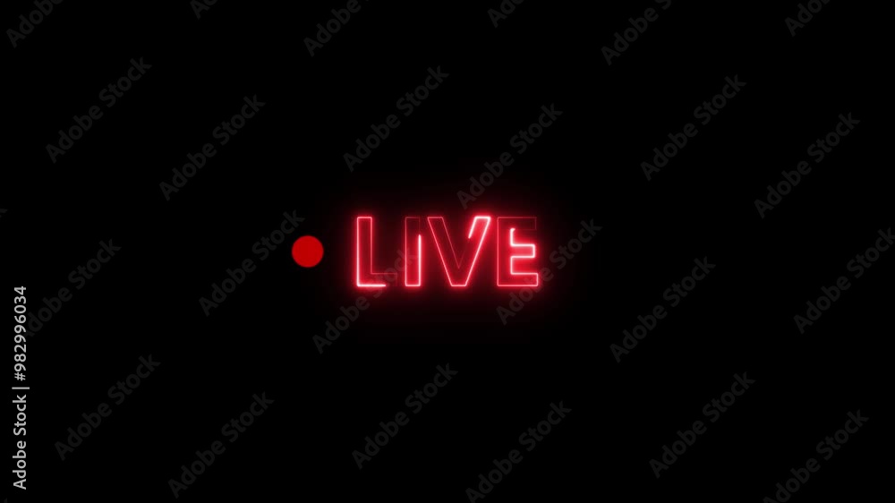 Poster live streaming with radio wave icon, video shouting concept.capture the moment with vibrant visuals 