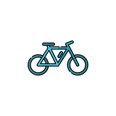 Cycle Icon Vector. Lineal or Linear Color.