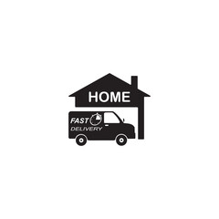 delivery icon symbol sign vector