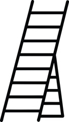 Colorful Ladder Adventures Vector Art for Young Climbers
