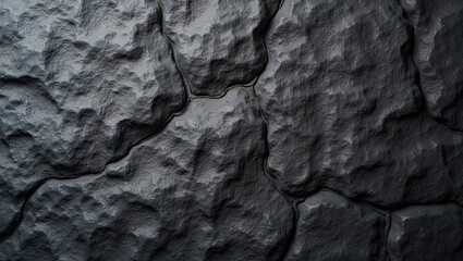 Dark gray lava stone texture with porous surface and small pits resembling volcanic rock