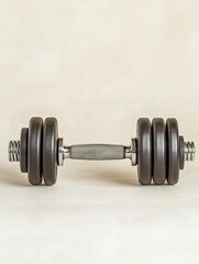 Lighthearted Portrait of a Playful Character Holding Weights, Emphasizing Humor and Fitness in a Fun and Quirky Setting