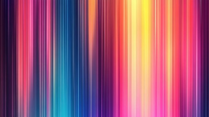 Obraz premium Colorful vertical gradient background with vertical stripes of various colors. 