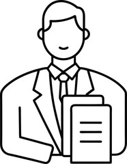 Document Duty Vector Fun Bring the Businessperson to Life
