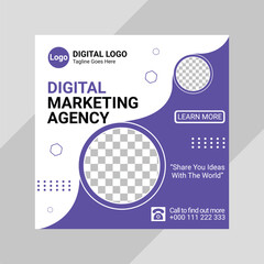 digital marketing ads template design