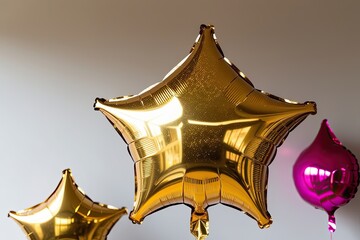Radiant Star Balloon for Memorable Birthday Parties and Joyful Celebrations