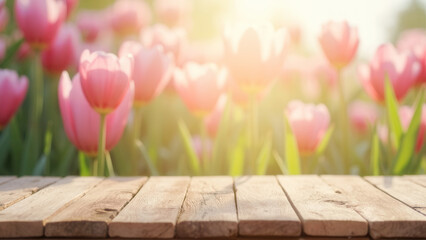 Beautiful spring flowers background with copy space