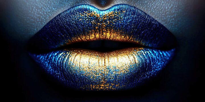 Beautiful lips abstract background