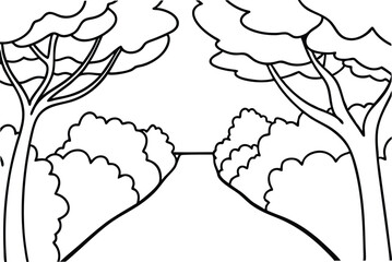 Discover the Secrets of the Jungle Pathway Vector Journey
