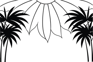 Dancing Sunbeams Among the Jungle Leaves Vector Joy
