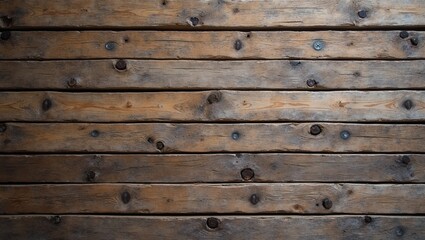 Rustic reclaimed wood texture with deep grain patterns nail holes and weathered edges