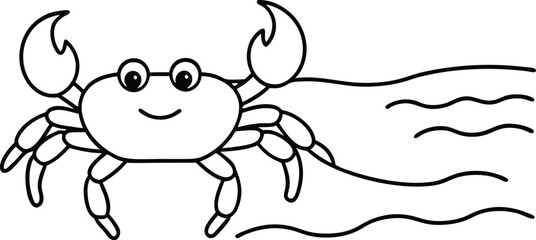 Muddy Riverbank Crab Walk Vector Creations  © Bappaditya Roy