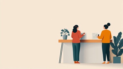 Group of clients redeeming exclusive offers in a cozy local shop, customer retention, fostering loyalty through personalized service