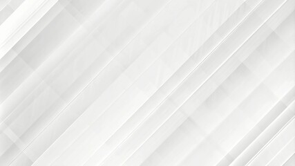 Obraz premium Black diagonal thin lines seamless pattern on white background. Abstract smooth light gray geometry paper futuristic minimal subtle modern background