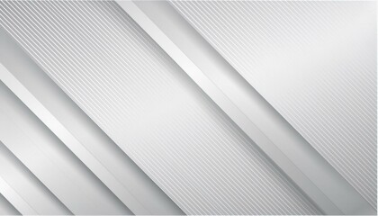 Obraz premium Gray and white diagonal line architecture geometry tech abstract subtle background illustration. Grey-white abstract background paper shine and layer element for presentation design.