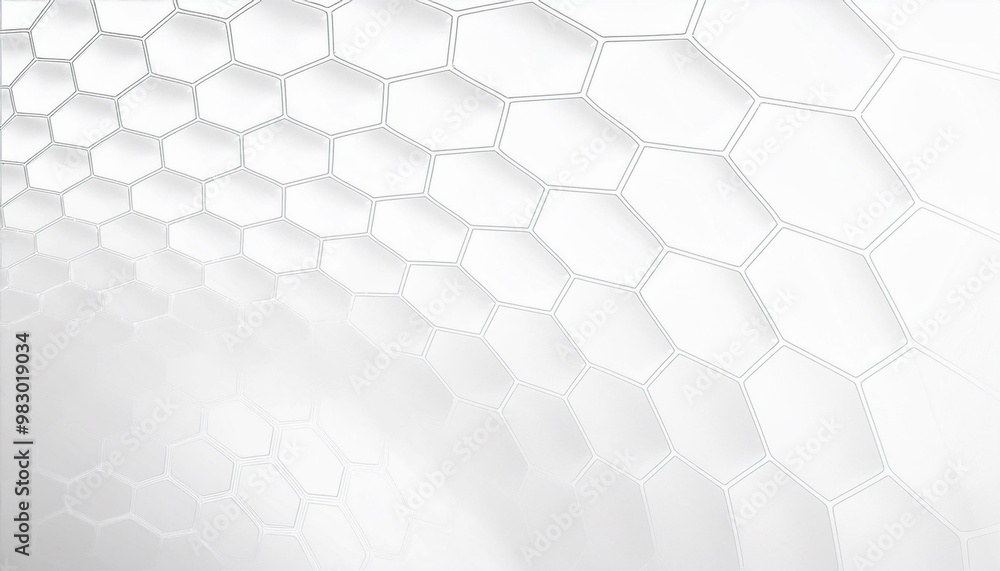 Poster technology abstract background with hexagons mesh, 3d abstraction of nanotechnology and science, ele
