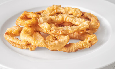 Hot butter squid rings