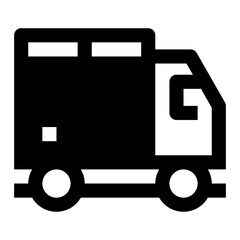 Delivery Discount Simple Glyph Icon. Single icon, glyph vector icon