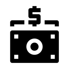 Payment Simple Glyph Icon. Single icon, glyph vector icon