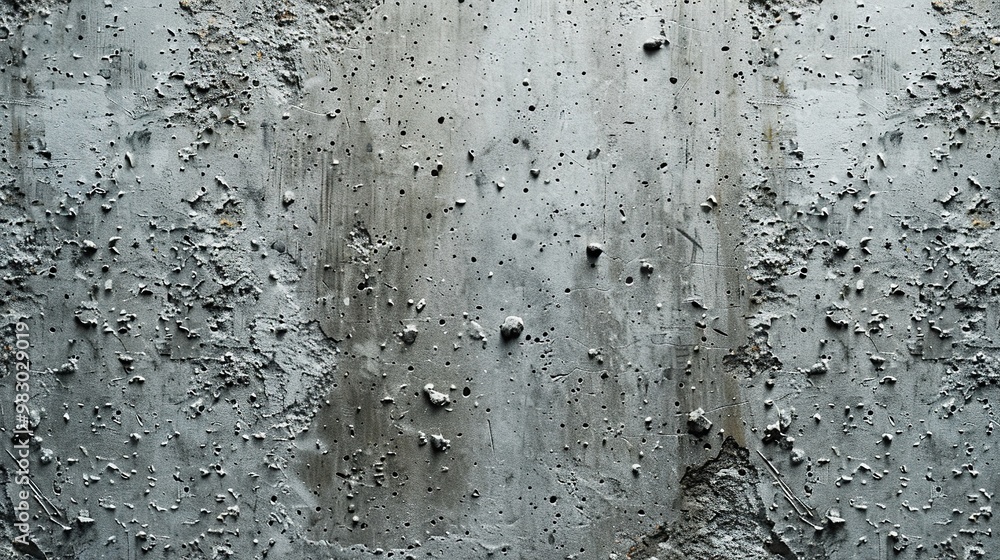 Poster high-resolution image of a smooth concrete texture with detailed imperfections