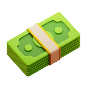  money 3d icon illustration