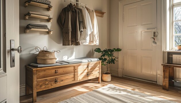 Chic and functional home storage solutions for organized living spaces and clutter free homes