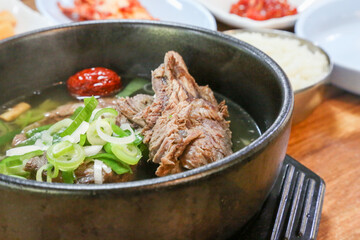 korean food. Short Rib Soup. galbitang